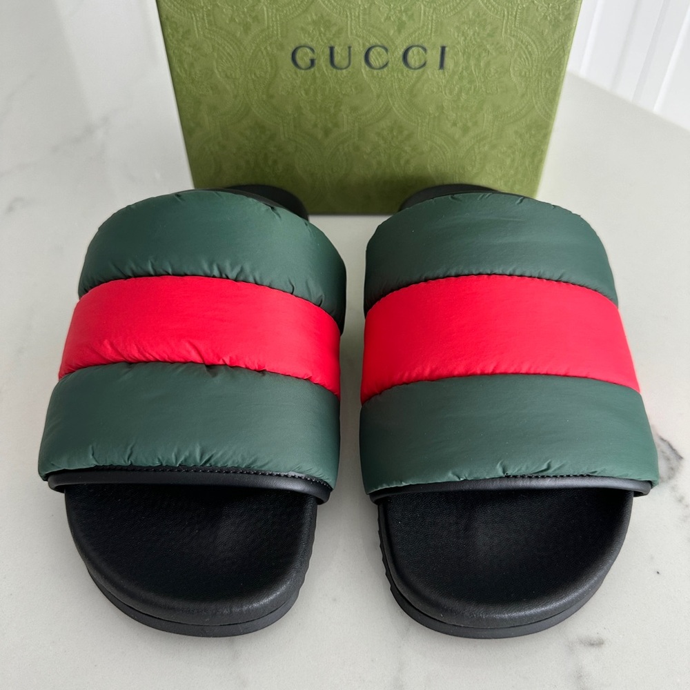 Gucci Padded Slide Sandals